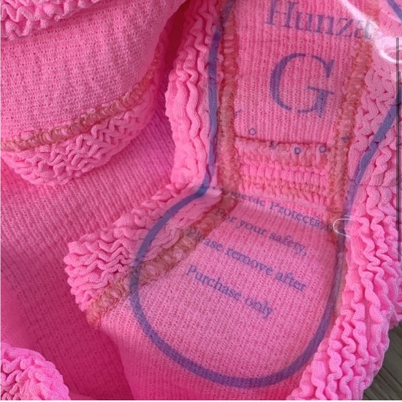 NWT Hunza G Pamela one piece in hot pink one size - Picture 5 of 8